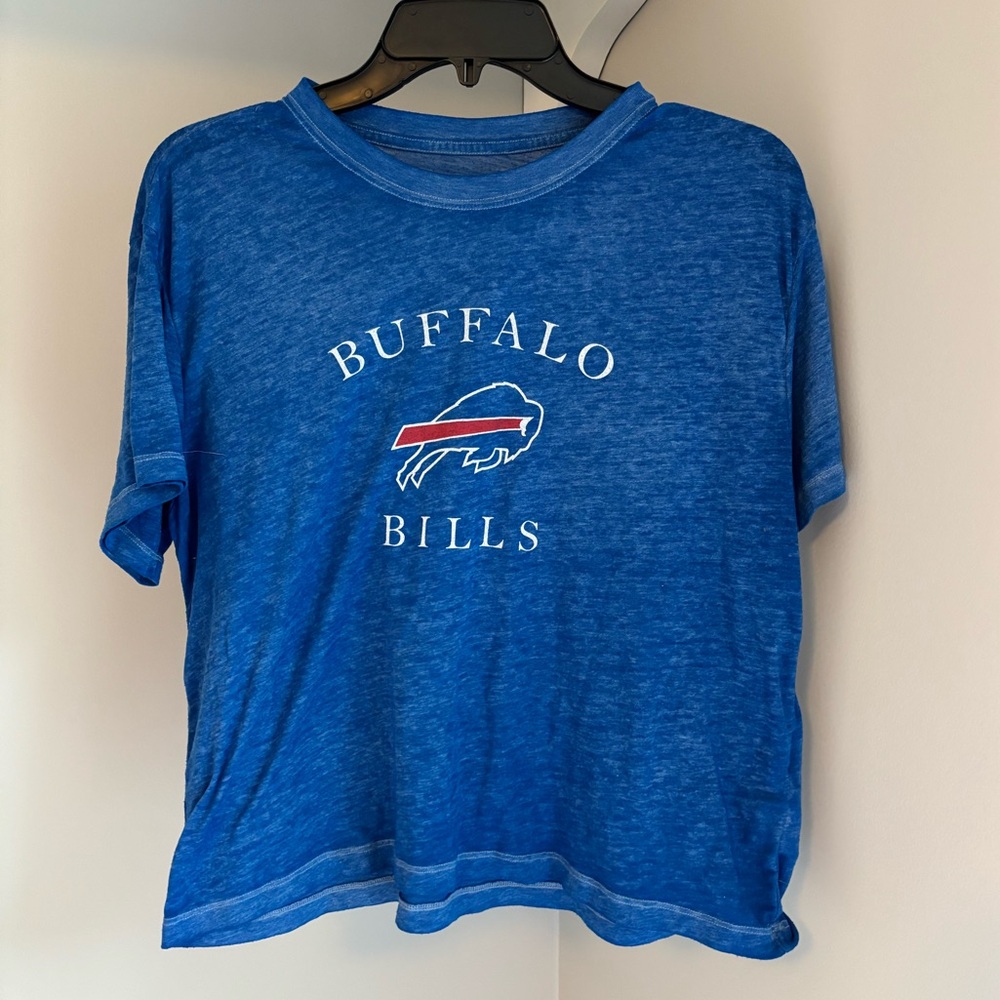 American Eagle Buffalo Bills Cropped T-Shirt